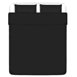 vidaXL Trodelna Posteljnina Bombaž Antracitna 200x220/60x70 cm