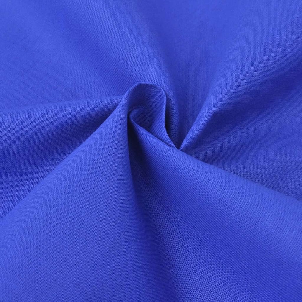 vidaXL Bettwäsche-Set Baumwolle Blau 200×220/80×80 cm
