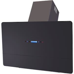 vidaXL Gartraukis su jutikliniu ekranu, juodos spalvos, 900mm