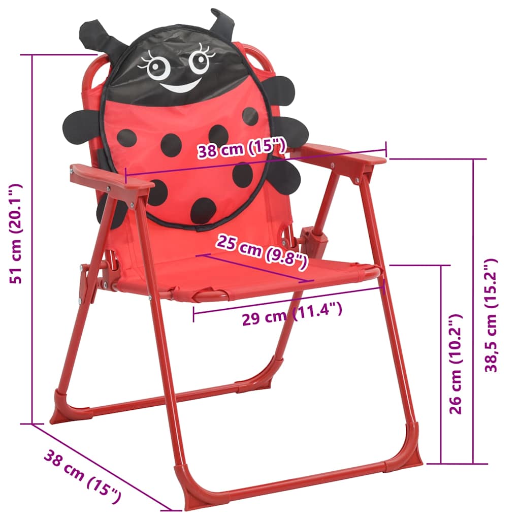 3-daļīgs bērnu bistro mēbeļu komplekts ar saulessargu, sarkans