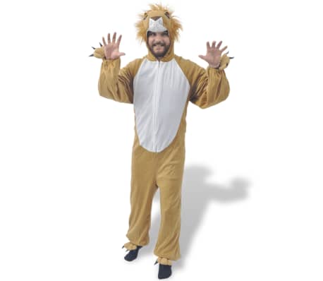 vidaXL Costume de carnaval Lion XL-XXL