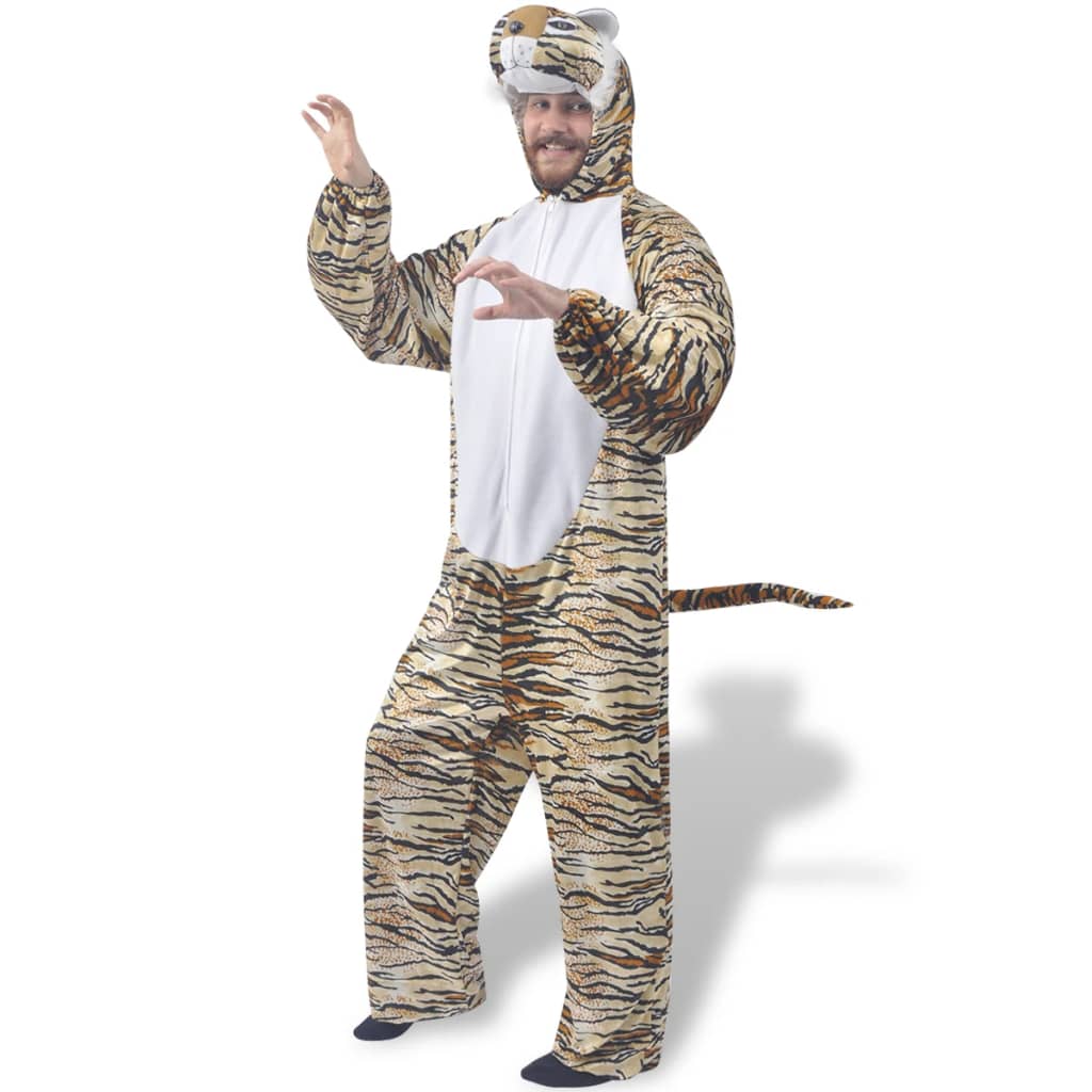 vidaXL Karnevalový kostým tygr XL–XXL