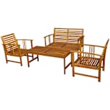 vidaXL Garden Sofa Set 4 Pieces Acacia Wood