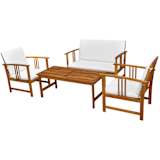 vidaXL Garden Sofa Set 10 Pieces Acacia Wood