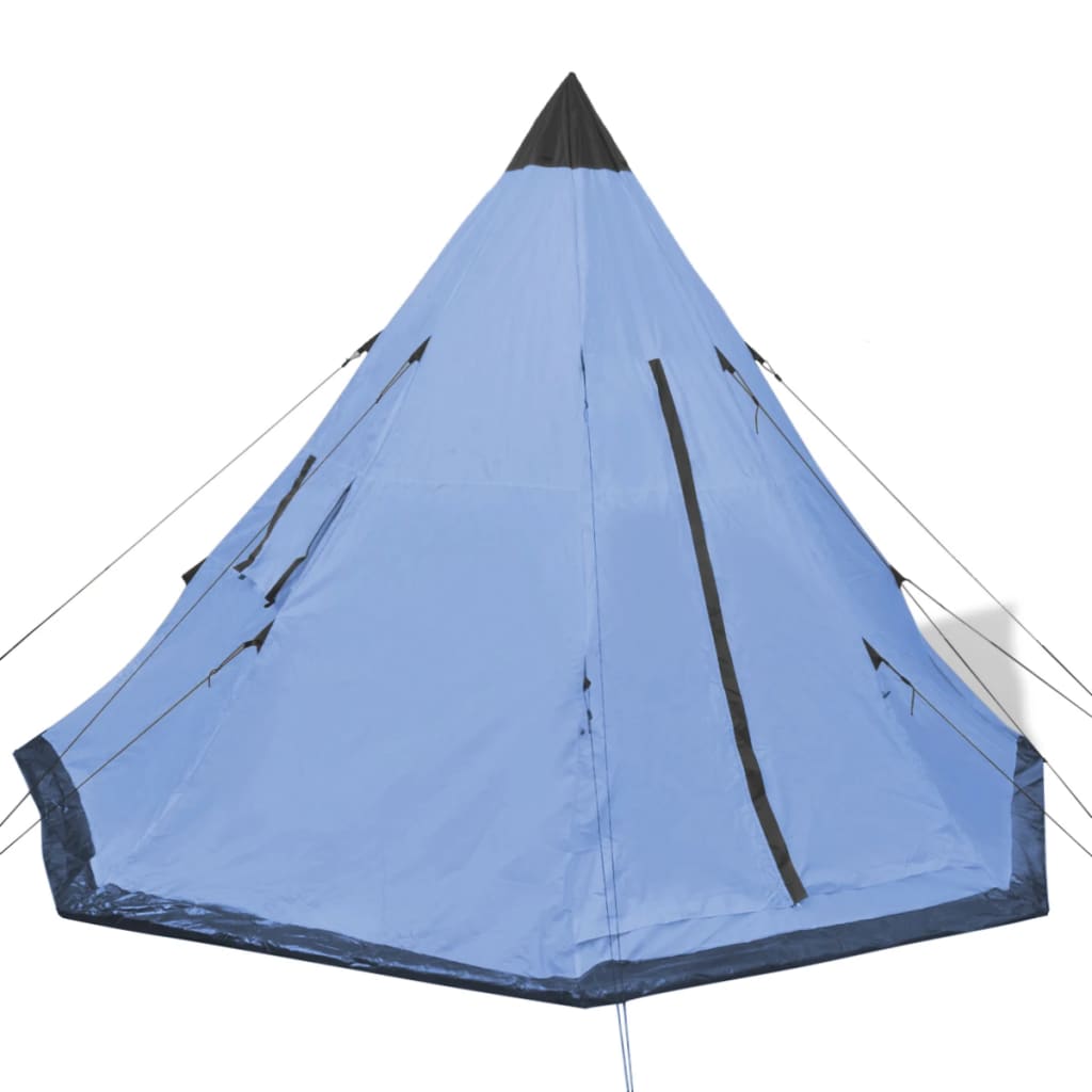 vidaXL Tent 4-persoons blauw afbeelding