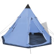 vidaXL Tent 4 personen blauw