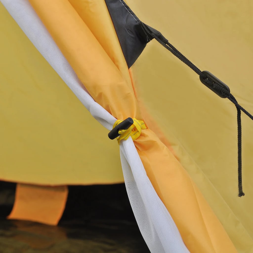 4 személyes sárga sátor 