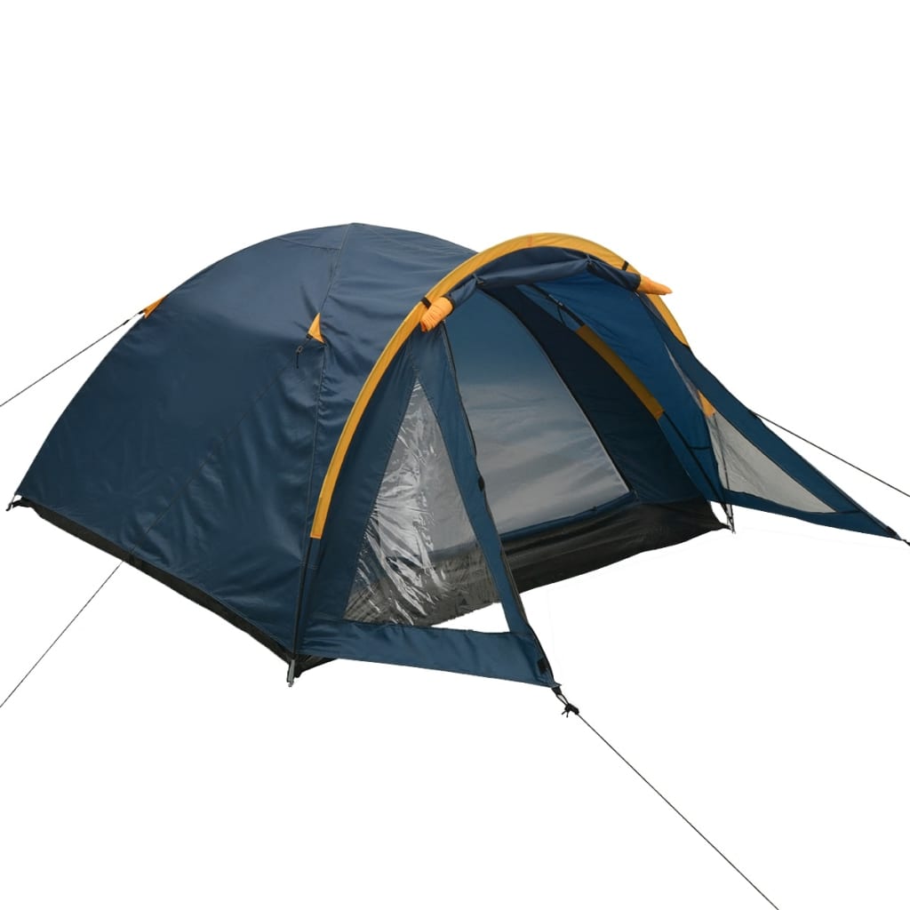 Tent 3-persoons blauw