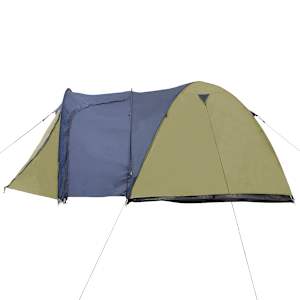 vidaXL Keturvietė palapinė, žalia