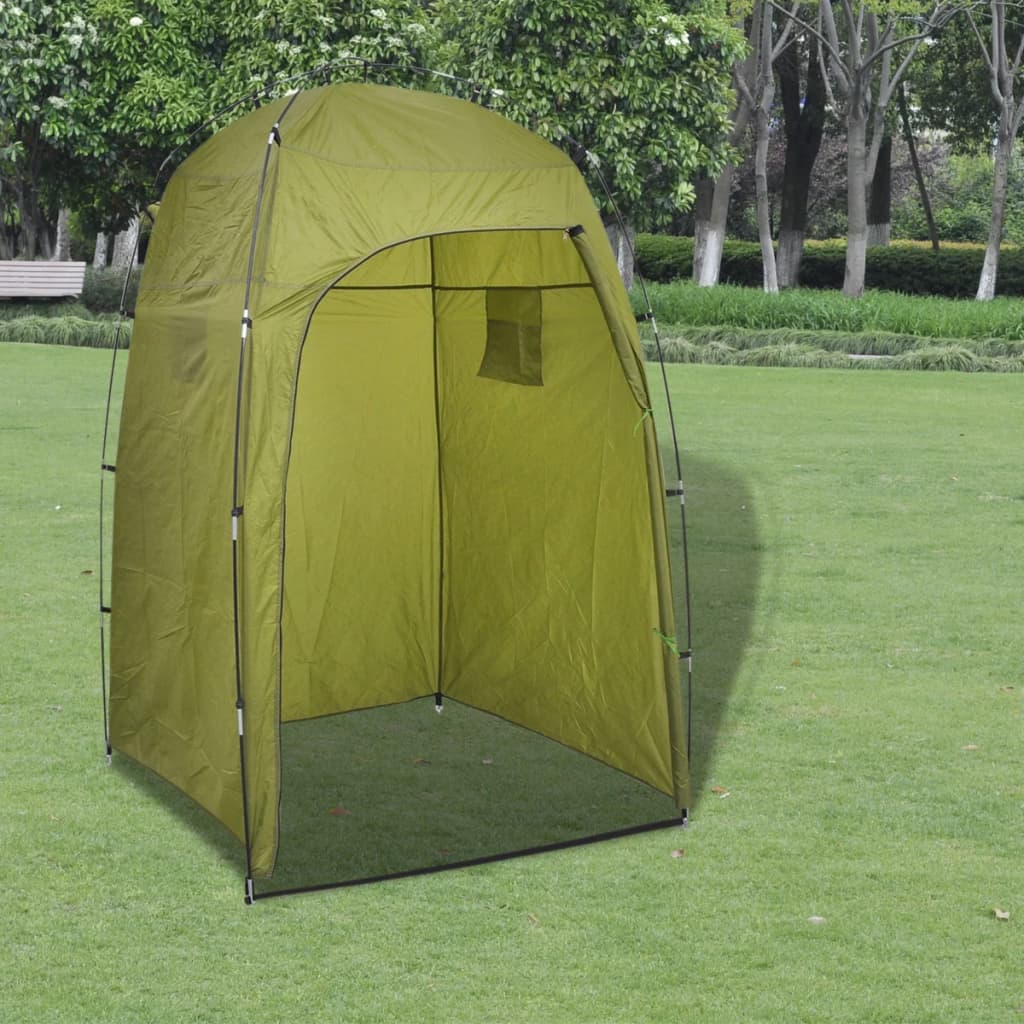 VidaXL Tenda da Campeggio per Doccia WC Spogliatoio Giallo