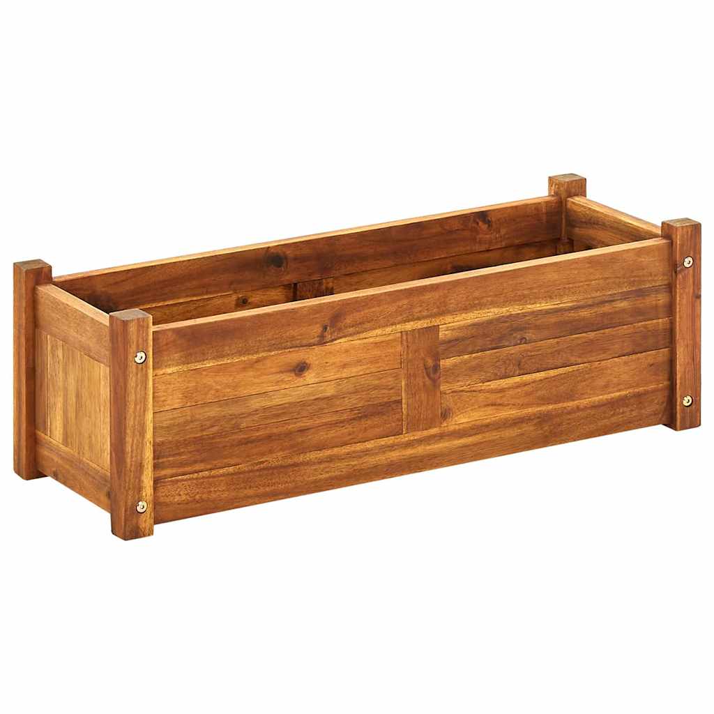 vidaXL Vyvýšený záhon akáciové dřevo 76 x 27,6 x 25 cm