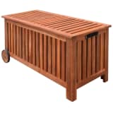 vidaXL Дървена ракла 118x52x58 см