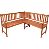 vidaXL Garden Corner Bench Acacia Wood