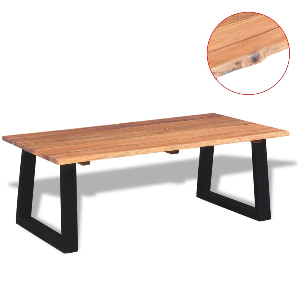 

vidaXL Salontafel massief acaciahout 110x60x40 cm