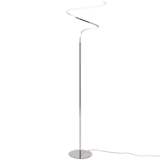 vidaXL Luminária de piso com LED 19W