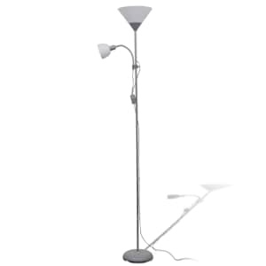 Stojací lampa šedá - obrázek 2