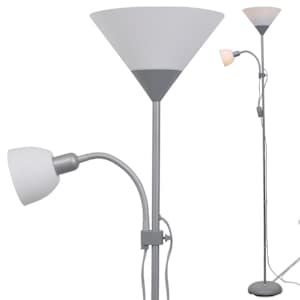Stojací lampa šedá - obrázek 3