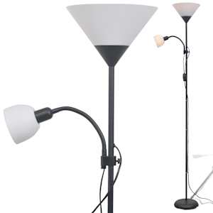 Stojací lampa černá - obrázek 3
