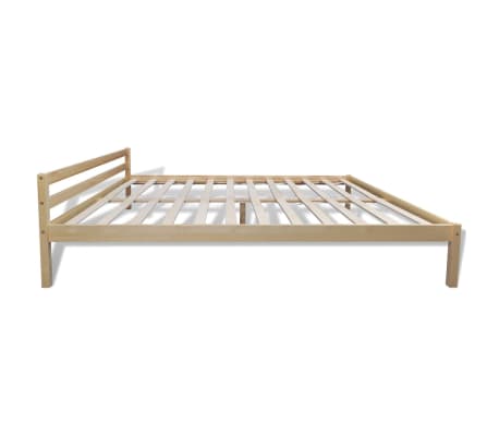 vidaXL Bedframe massief grenenhout 160x200 cm