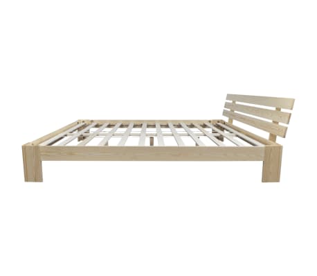 vidaXL Estructura de cama de madera de pino maciza 180x200 cm