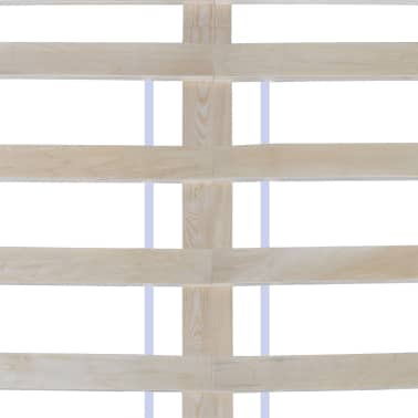 vidaXL Estrutura de cama 160 x 200 cm pinho maciço branco[6/7]