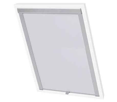 vidaXL Verdunkelungsrollo Weiß 206