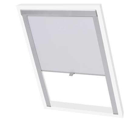 vidaXL Persianas de enrolar opacas branco M04/304 