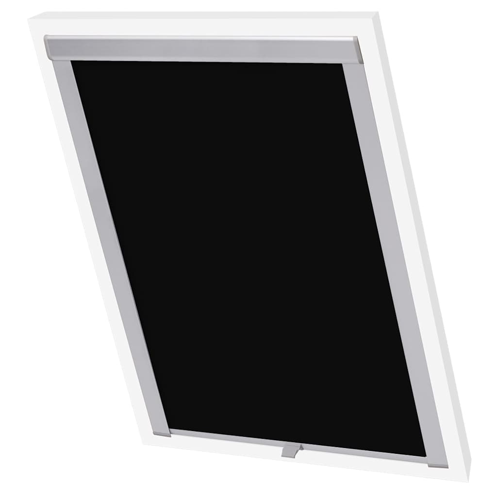 vidaXL Jaluzele opace tip rulou F06, negru