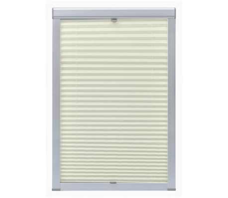 vidaXL plisētas žalūzijas, M08/308, krēmkrāsā