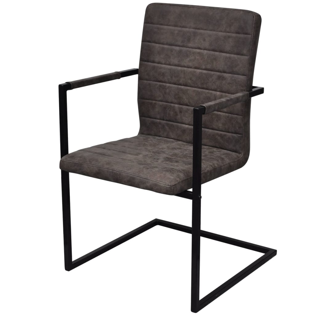 

vidaXL Eetkamerstoelen 6 st kunstleer bruin