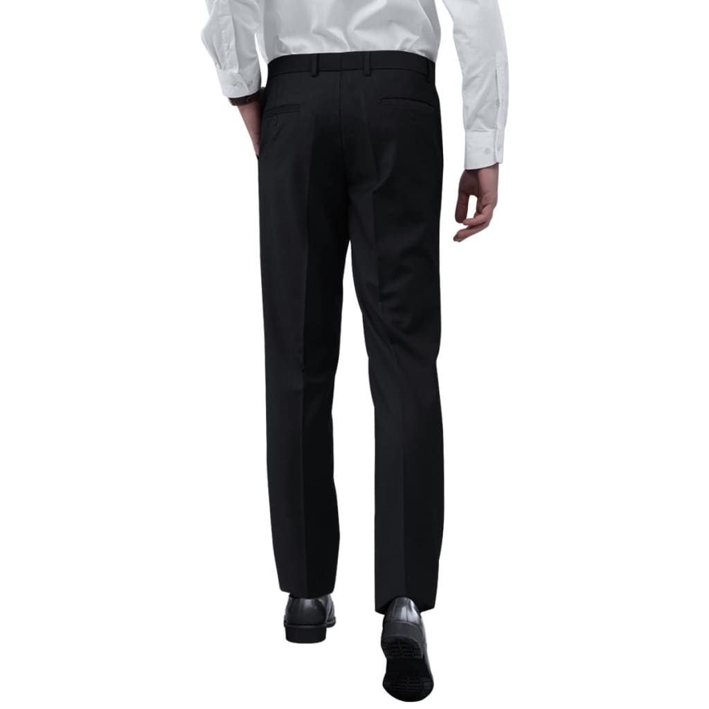 vidaXL Men’s Dress Pants Black Size 46