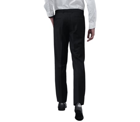 vidaXL Men’s Dress Pants Black Size 54