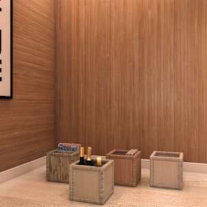 vidaXL bambustapet 1,5x5 m brun