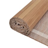 vidaXL Bambus Wandbelag Tapete 1,5x10 m Braun