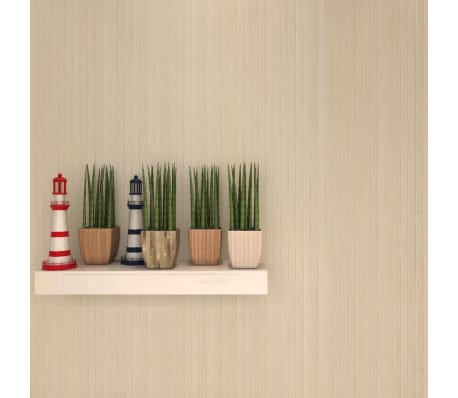 vidaXL Bamboo Wallpaper 1.5x10 m Natural