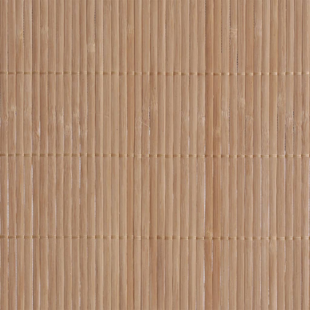 vidaXL Bamboo Wallpaper 1.5x10 m Brown