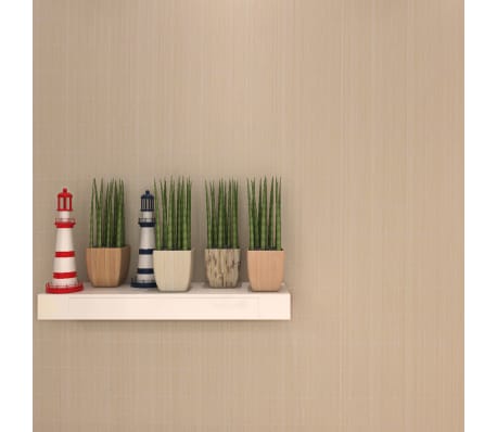 vidaXL Bamboo Wallpaper 1.5x10 m Natural