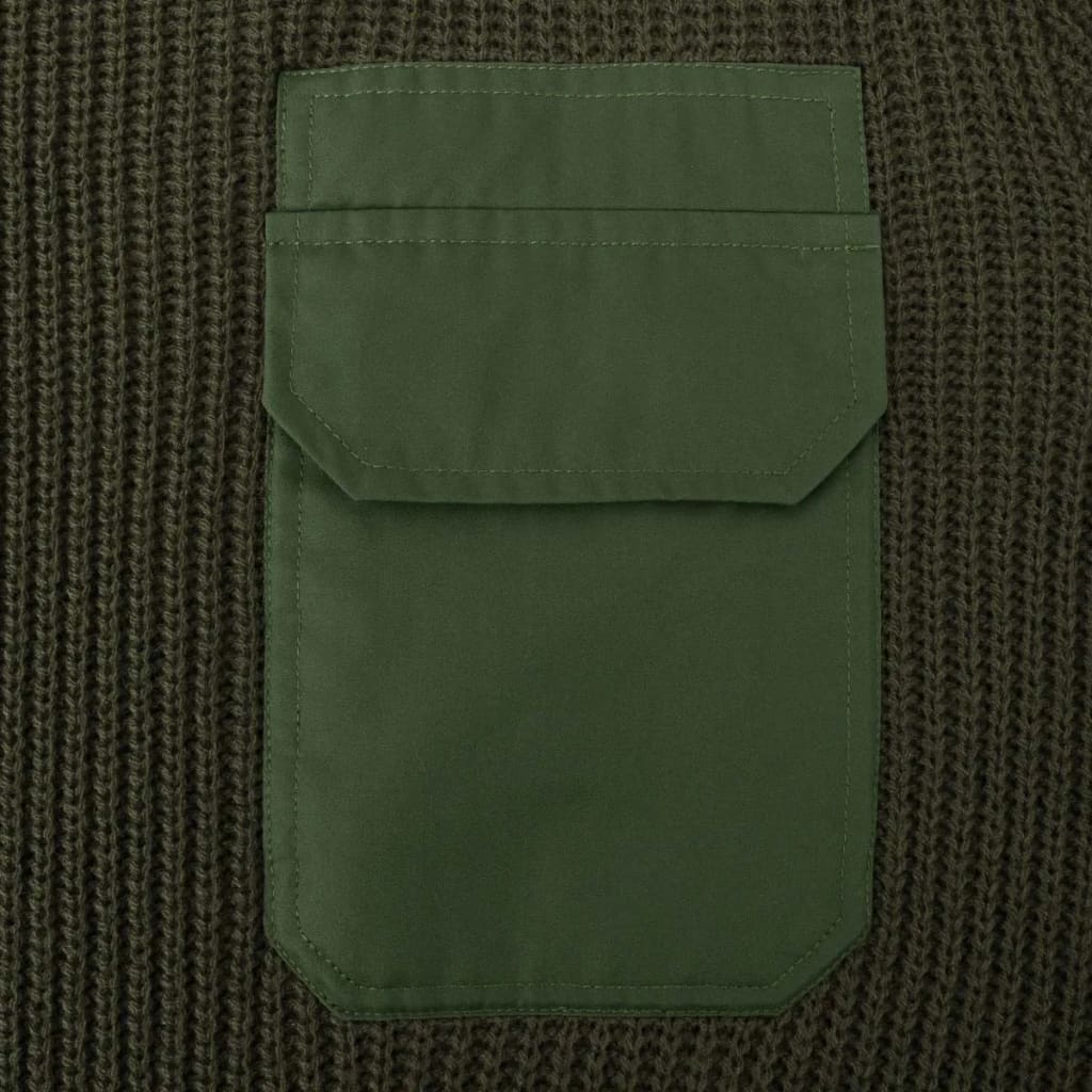 vidaXL Men’s Work Pullover Army Green Size XL