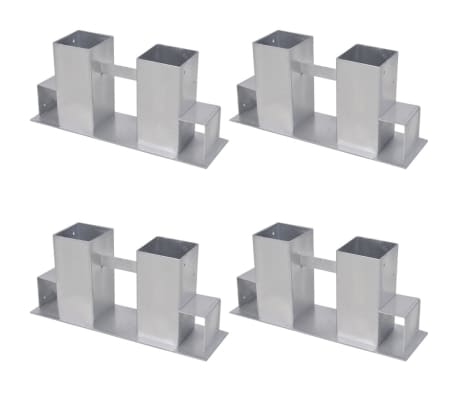 vidaXL 4x Holzstapelhilfe Holzstapelhalter Stapelhilfe Kaminholz