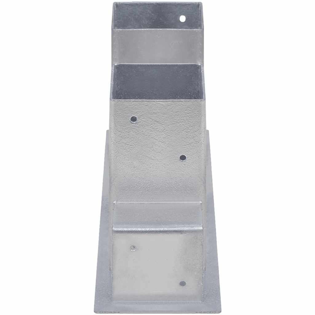 Stapelhulpen brandhout 2 st staal zilverkleurig image 4