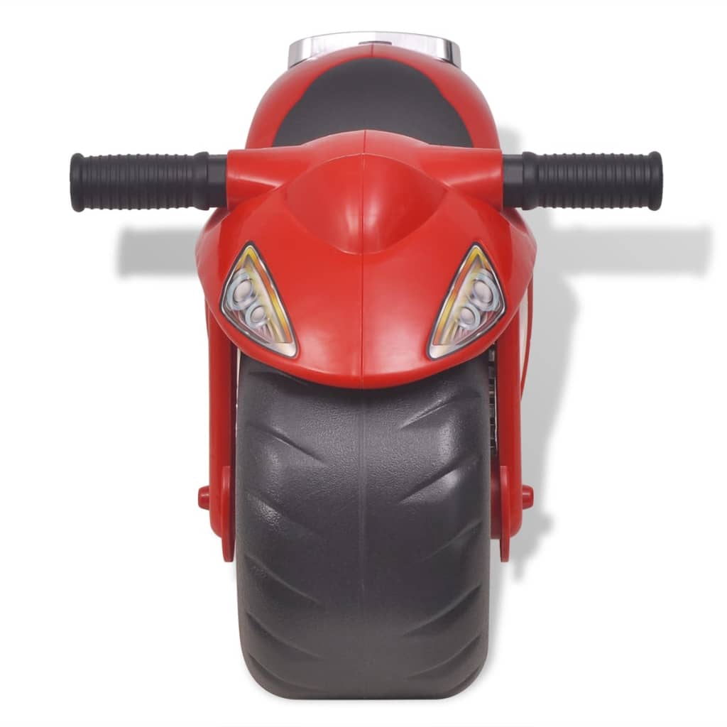 Ride-on műanyag motorkerékpár piros 