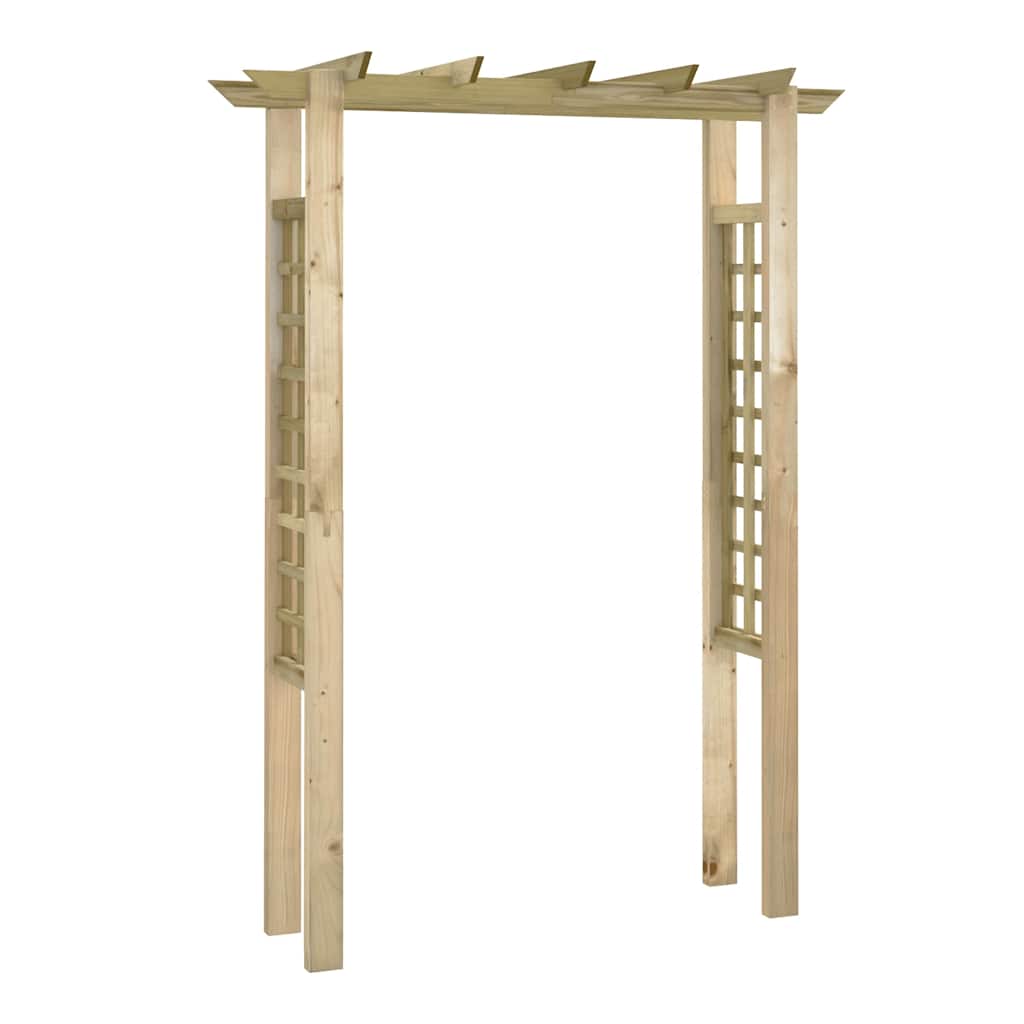 vidaXL Besídka / růžový oblouk 150x60x204 cm impregnované dřevo
