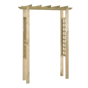 Besídka / růžový oblouk 150x60x204 cm impregnované dřevo - obrázek 2