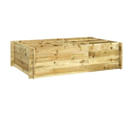 Dagaanbieding - vidaXL Plantenbak 150x100x40 cm geïmpregneerd hout dagelijkse koopjes