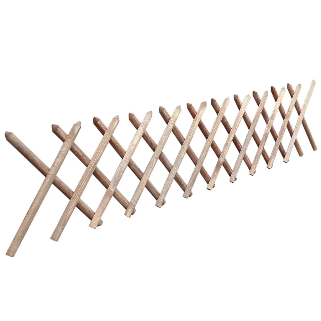 vidaXL Gard cu zăbrele, 250 x 60 cm, lemn tratat