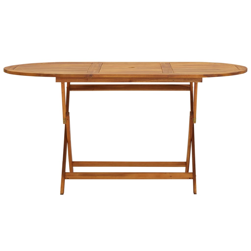 

vidaXL Tuintafel 160x85x75 cm massief acaciahout