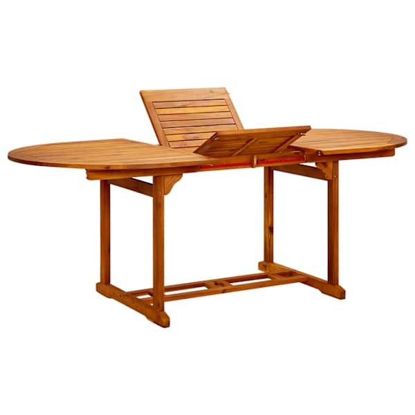 vidaXL aialaua, (150&ndash;200) x 100 x 75 cm, t&auml;ispuidust akaatsia