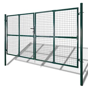Dvoukřídlé plotové brány 300 x 150 cm práškově lakovaná ocel - obrázek 2
