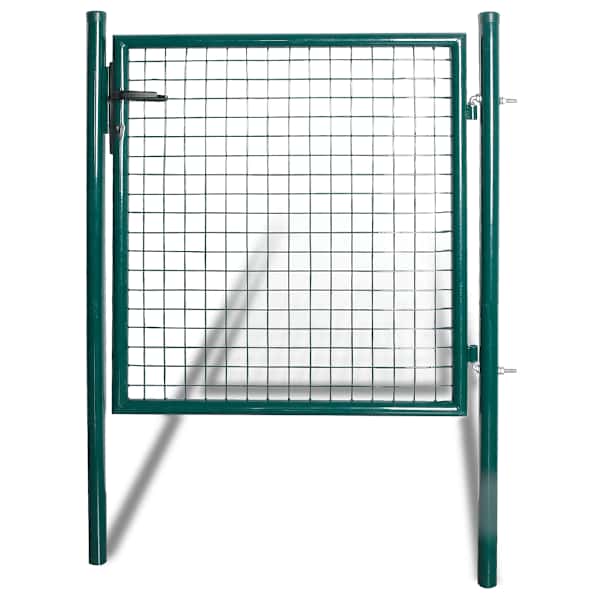 vidaXL &uuml;he uksega aiav&auml;rav, 100 x 100 cm, pulberv&auml;rvitud teras