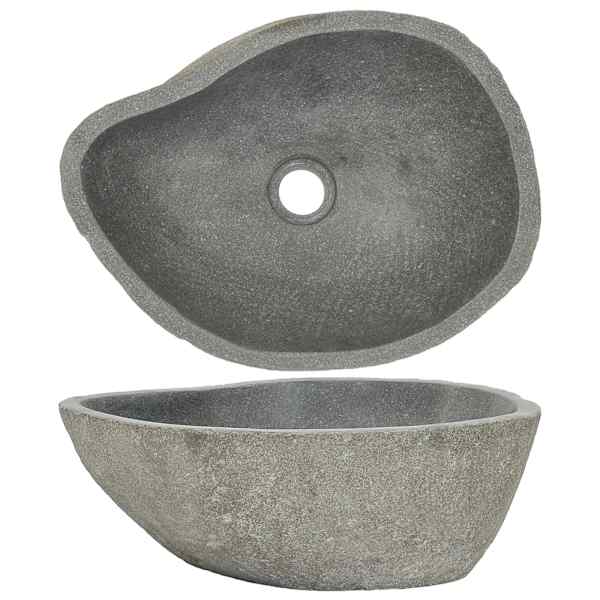 vidaXL kivist valamu, ovaalne (37-46)x(29-36) cm